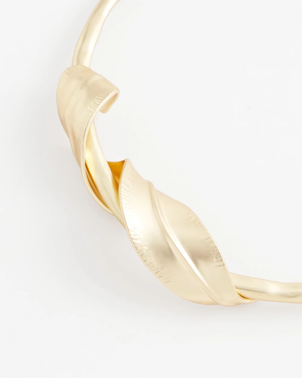 Chico's Smart Buy | Golden Leafy Collar Necklace