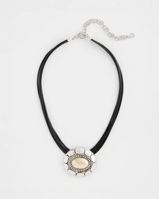 Chico's Great Value | Mixed Metal Pendant Necklace