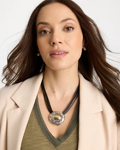 Chico's Great Value | Mixed Metal Pendant Necklace
