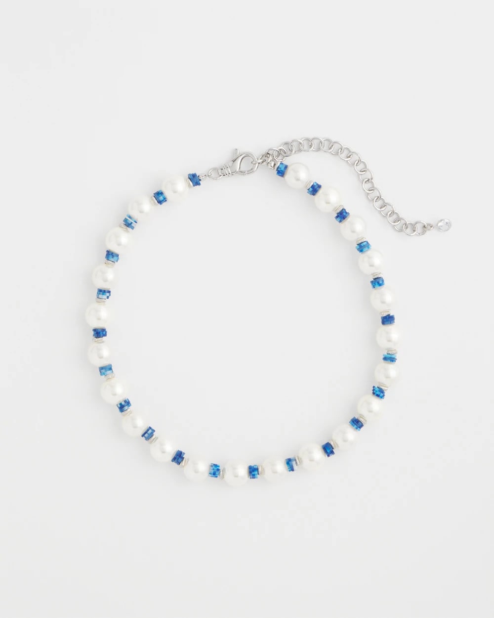 Chico's Special Offer | Short Pearl Blue Necklace