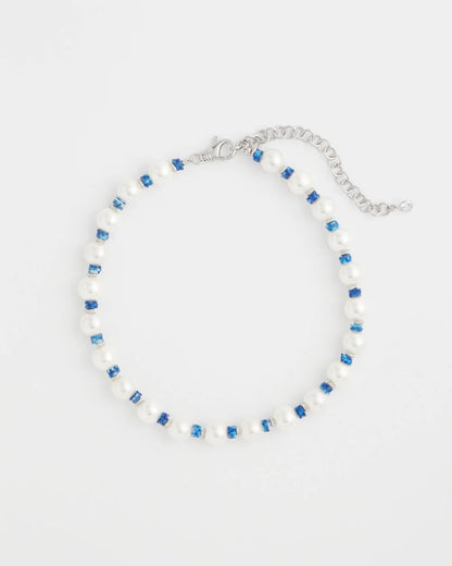 Chico's Special Offer | Short Pearl Blue Necklace