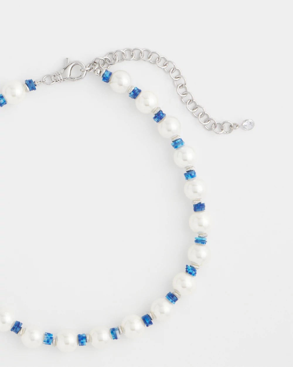 Chico's Special Offer | Short Pearl Blue Necklace