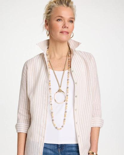 Chico's Classic | Neutral Long Layering Necklace