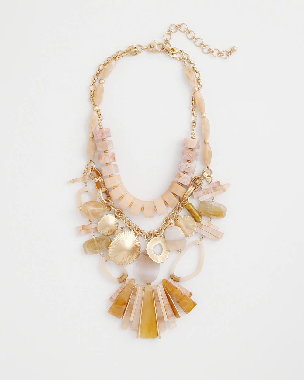 Chico's Value | Chico's Originals Neutral Stone Bib Necklace