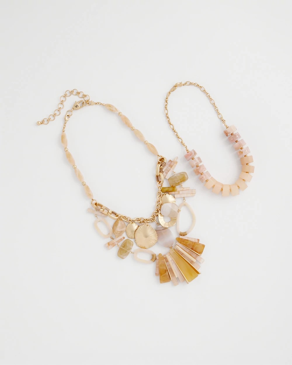 Chico's Value | Chico's Originals Neutral Stone Bib Necklace
