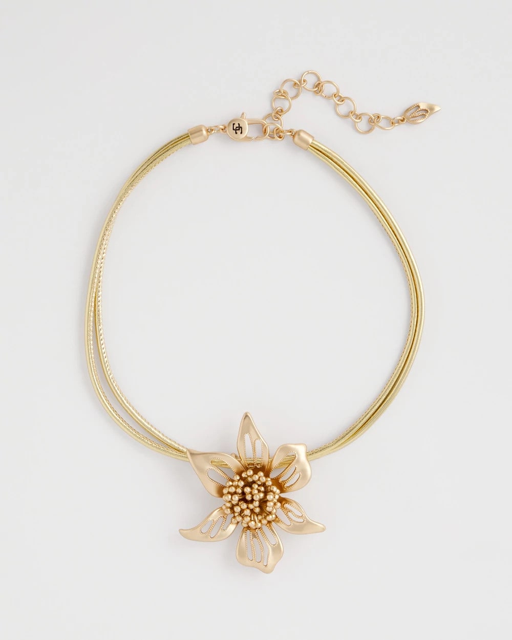 Chico's Featured | Gold Flower Pendant Necklace