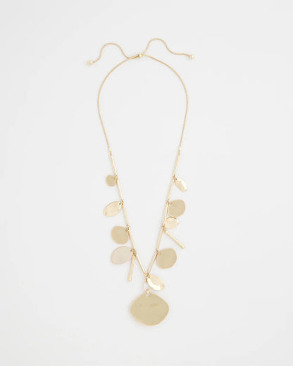 Chico's Premium | Gold Long Single Strand Necklace