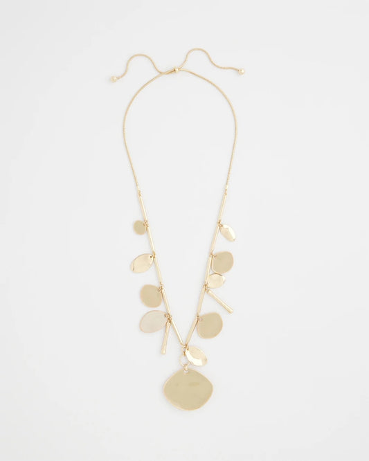 Chico's Premium | Gold Long Single Strand Necklace