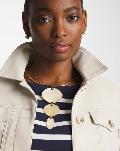 Chico's Popular | Linear Reversible Pendant Necklace