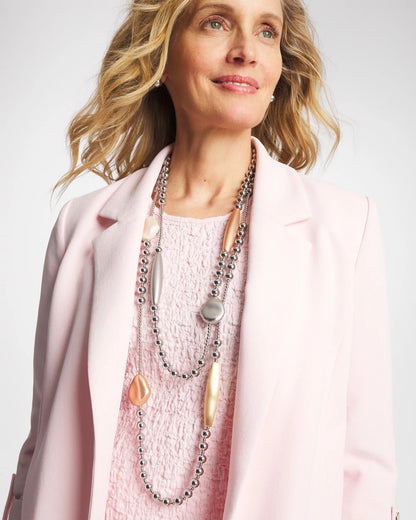 Chico's Everyday | Copper and Silver Double Strand Necklace