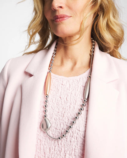 Chico's Everyday | Copper and Silver Double Strand Necklace