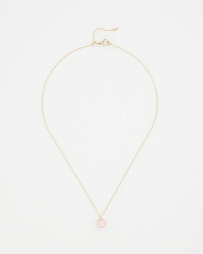 Chico's Essential | Pink Fine Single Strand Necklace