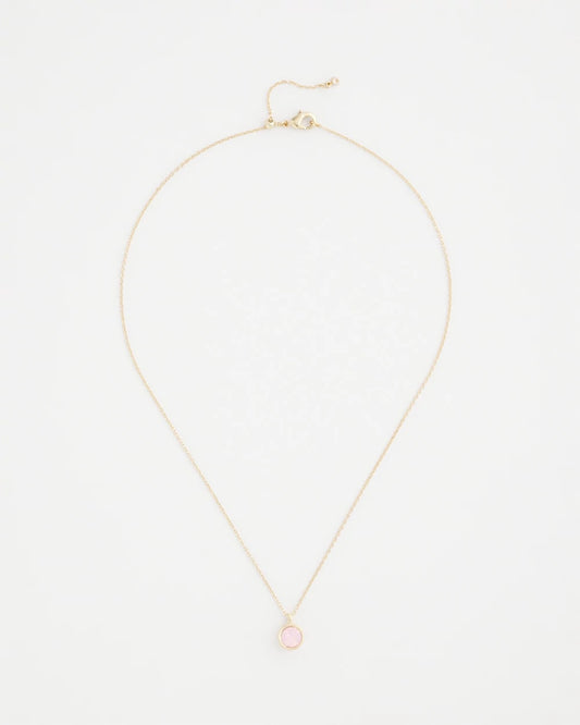 Chico's Essential | Pink Fine Single Strand Necklace