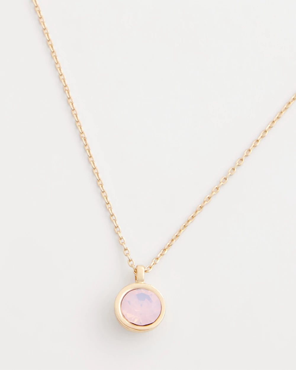Chico's Essential | Pink Fine Single Strand Necklace