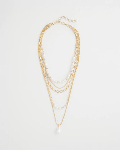 Chico's Deals | Convertible Pearl Multistrand Necklace
