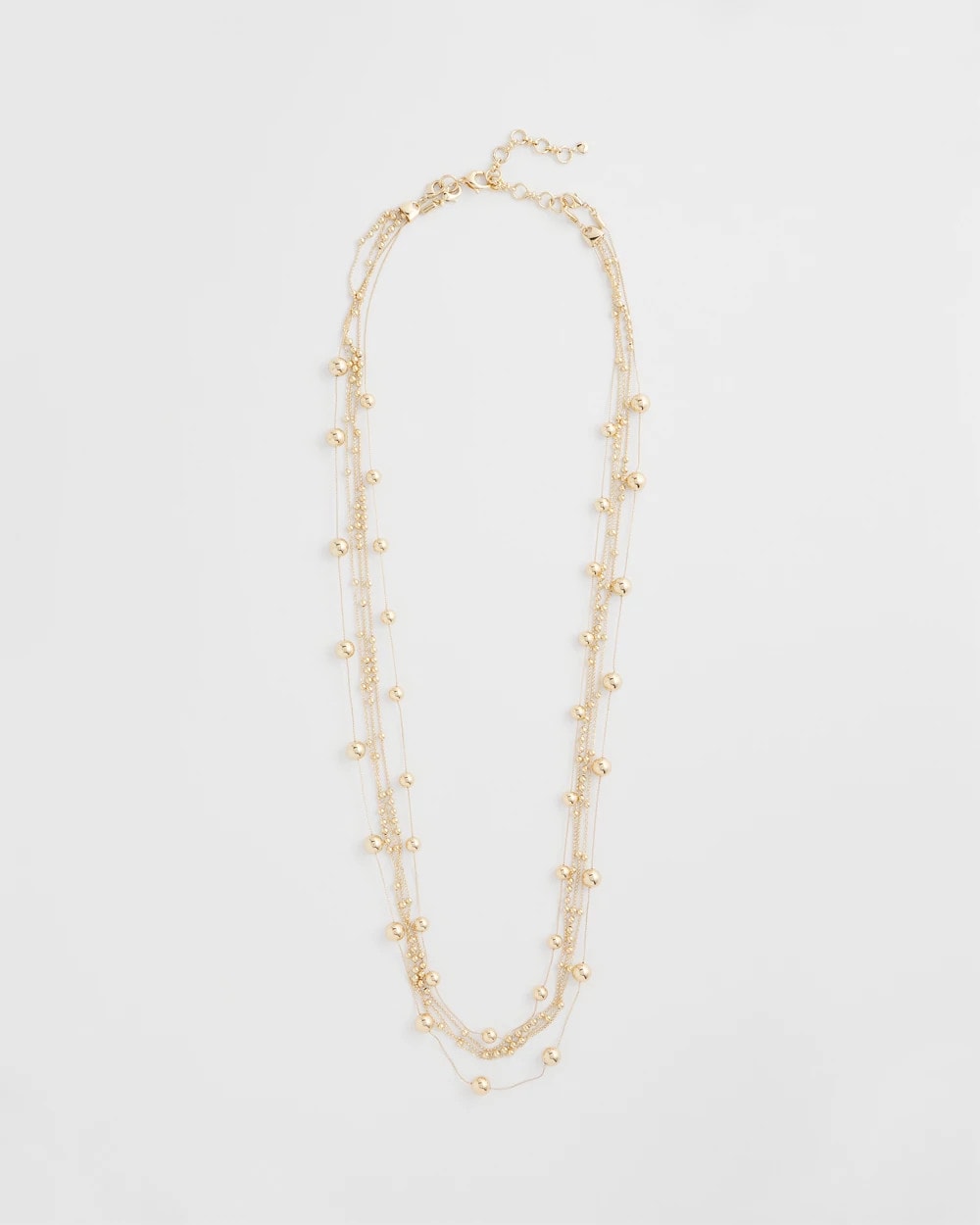 Chico's Best Seller | Multistrand Beaded Goldtone Necklace