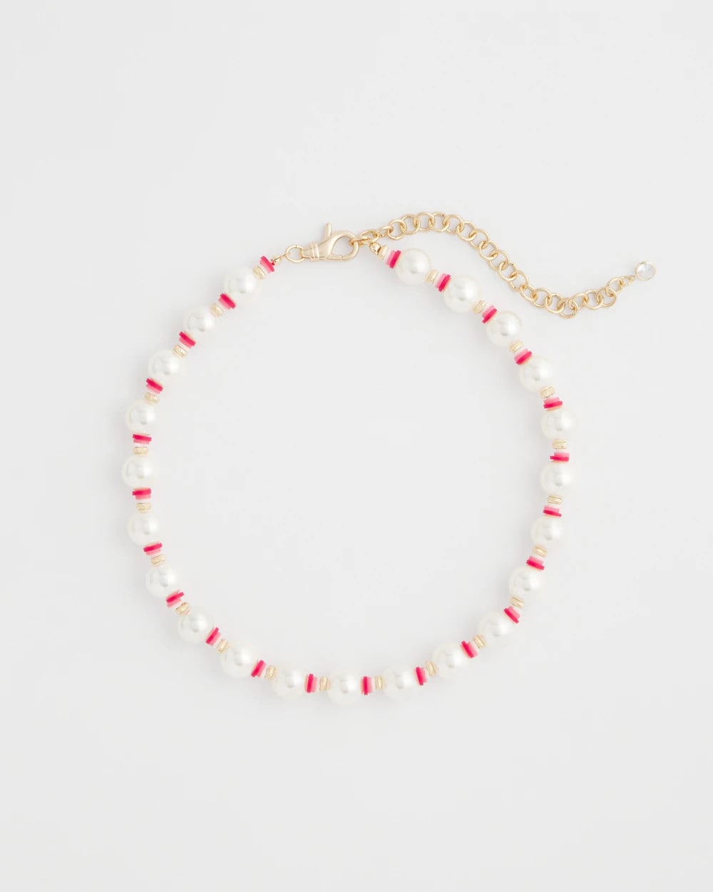 Chico's Classic | Short Pearl Pink Necklace