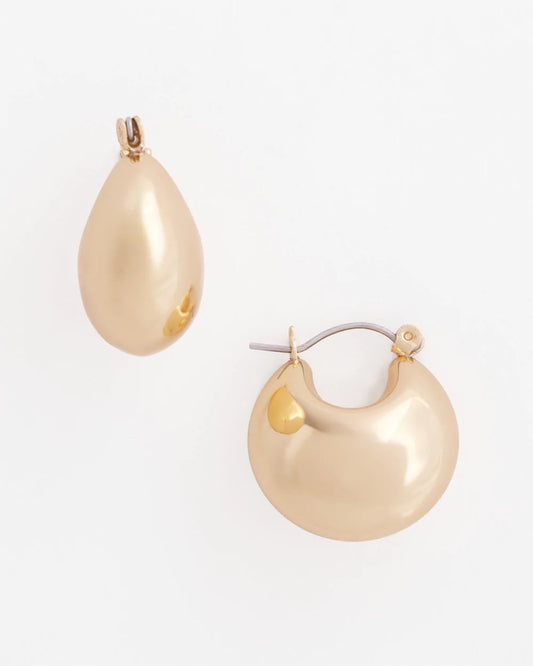 Chico's Best Price | No Droop® Gold-Tone Huggie Hoop Earrings