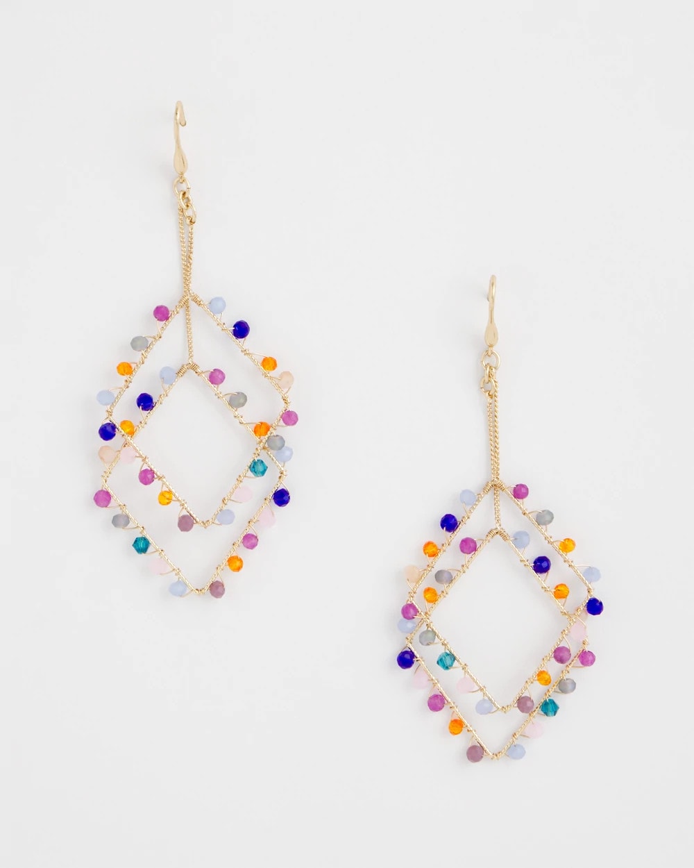Chico's Top Pick | Diamond Shaped Linear Earrings