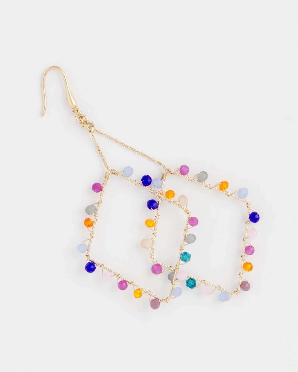Chico's Top Pick | Diamond Shaped Linear Earrings