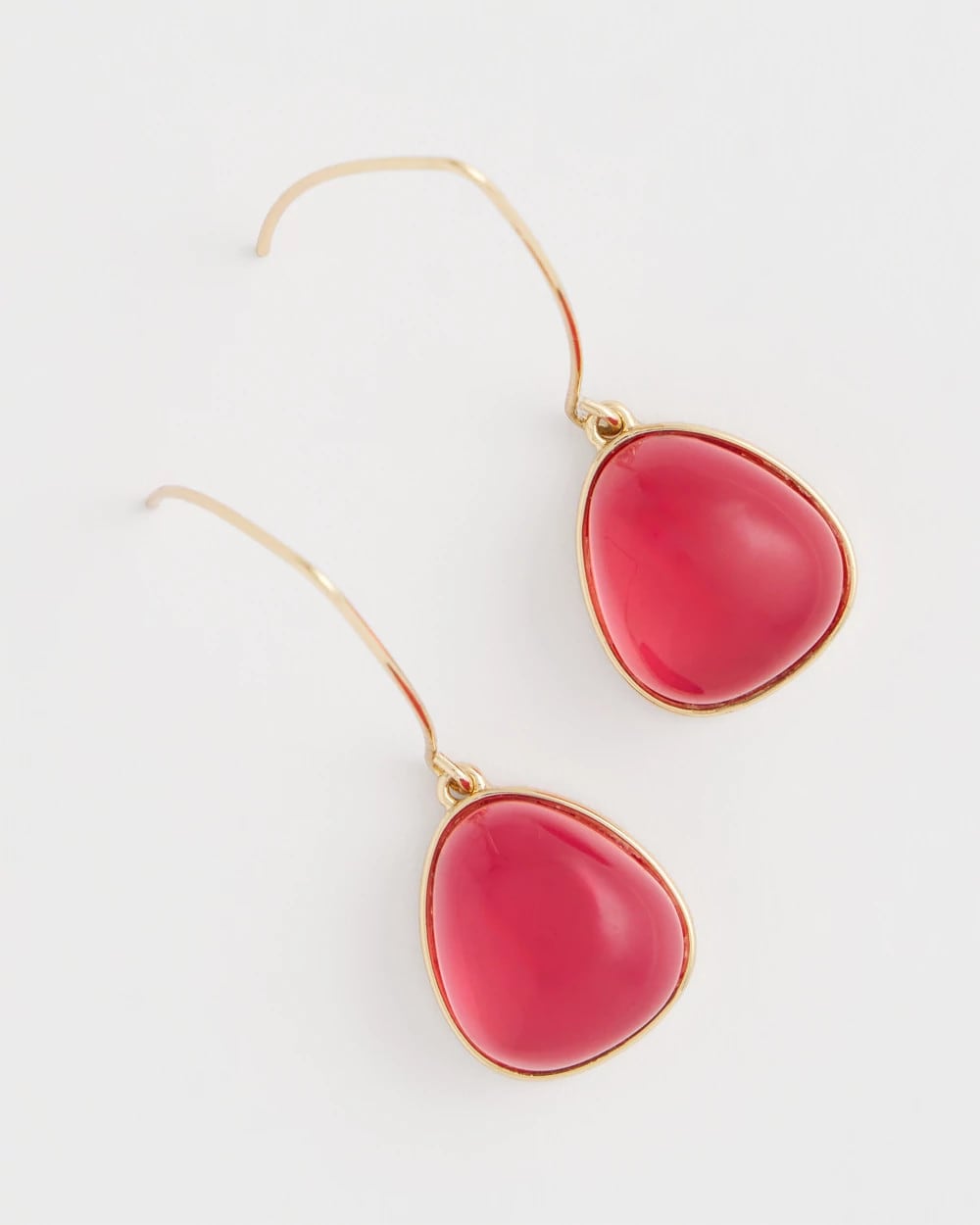 Chico's Great Value | Pink Teardrop Threader Earrings