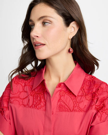 Chico's Great Value | Pink Teardrop Threader Earrings