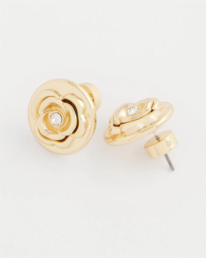 Chico's Best Seller | Lucky Coin Flower Stud Earrings