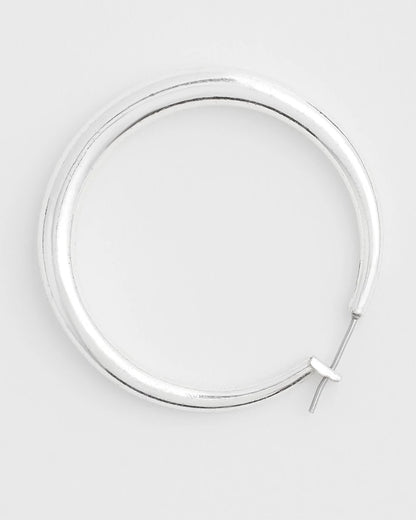 Chico's Essential | Cassie Silver-Tone Hoop Earrings
