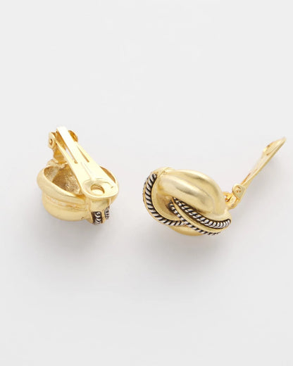 Chico's Best Price | No Droop™ Gold Knot Clip-On Earrings