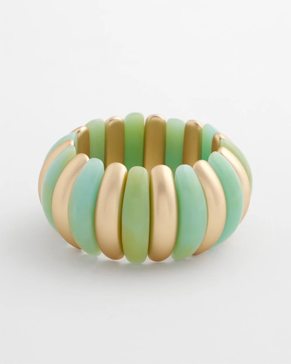 Chico's Top Pick | Aqua and Gold Stretch Bracelet