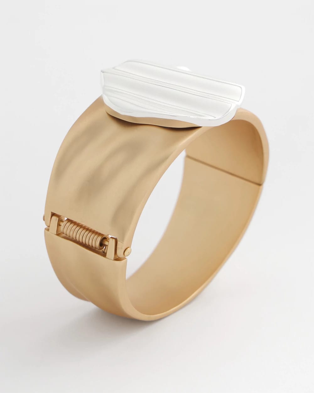 Chico's Hot Sale | Mixed Metal Crinkle Cuff